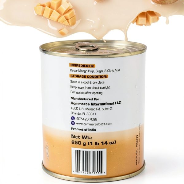 Kesar Mango Pulp Sweetened Canned Grocery Gourmet Food-3