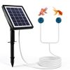 PChero Solar Pond Aerator Black OD094 2 Modes Battery Backup-0
