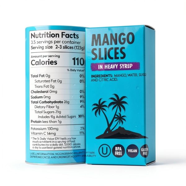Dole Canned Mango Slices Heavy Syrup Convenient Snack-1