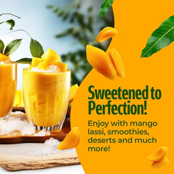 Ashoka Mango Pulp Alphonso Kesar Canned Fruit Puree-7