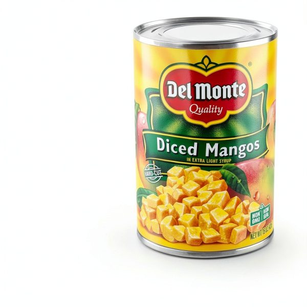 Del Monte Diced Mango Canned Fruit Extra Light Syrup-4