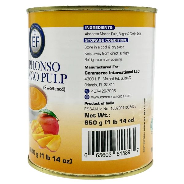 Eastern Feast Alphonso Mango Pulp Sweetened Canned Grocery-3