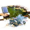 PChero Solar Pond Aerator Black OD094 2 Modes Battery Backup-5