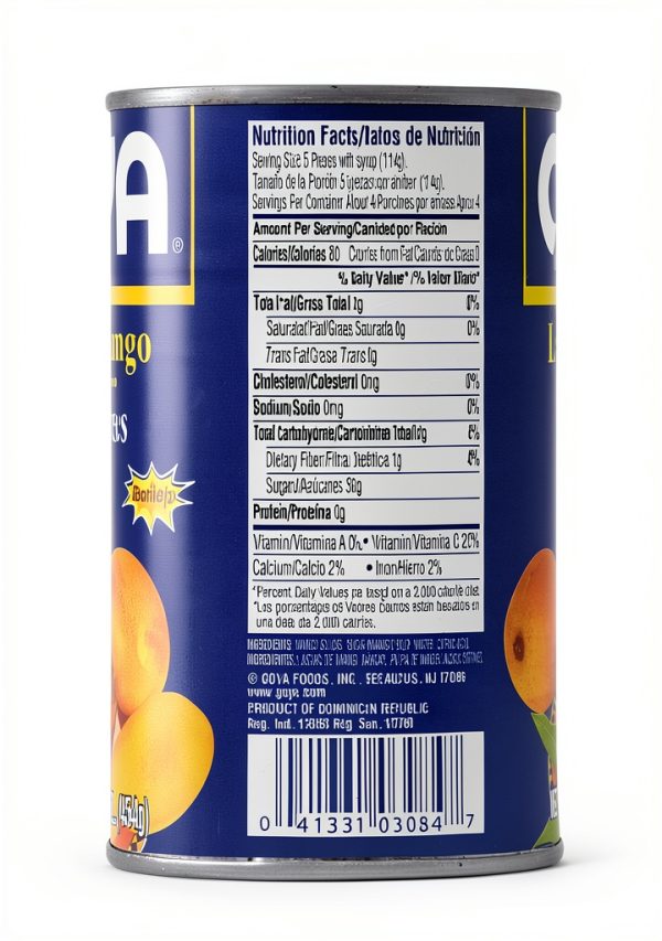Goya Mango Slices Canned Fruit Gluten Free Snack-1