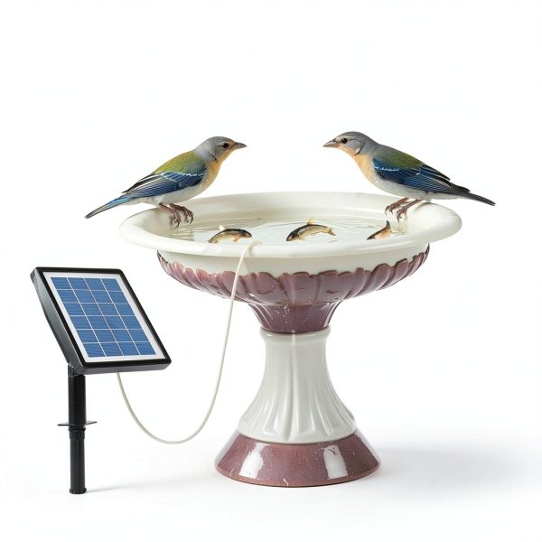 PChero Solar Pond Aerator Black OD094 2 Modes Battery Backup-3