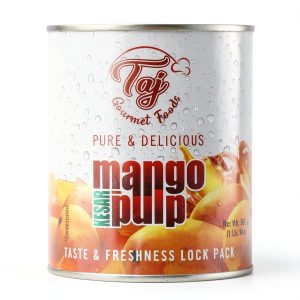 Taj Kesar Mango Pulp Sweetened Puree Grocery Food-0