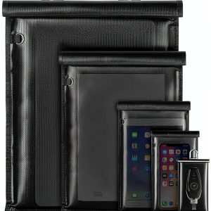 BeautybucketZJL Faraday Pouch Tablet Sleeve Black Signal Blocking Bag-0