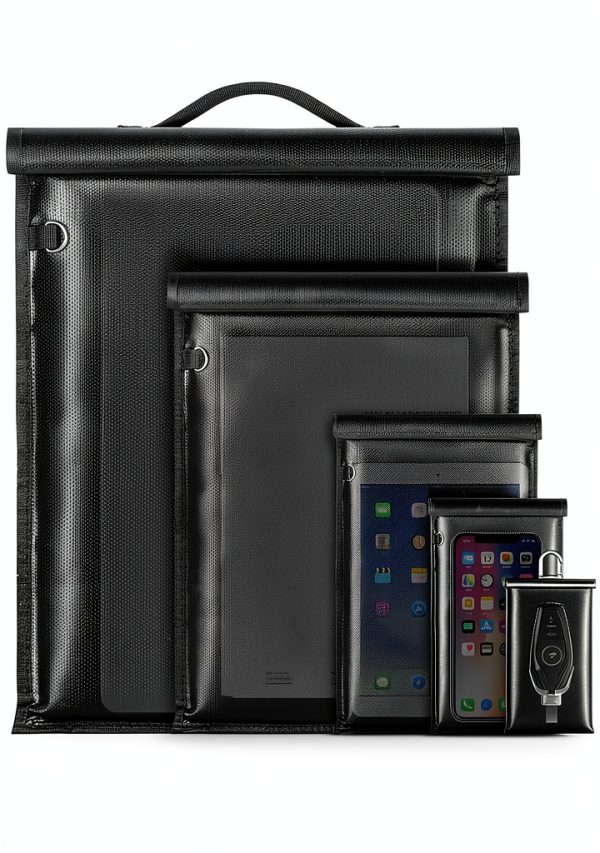 BeautybucketZJL Faraday Pouch Tablet Sleeve Black Signal Blocking Bag-0