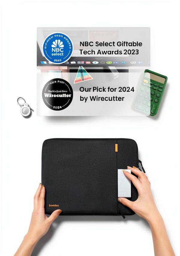 Tomtoc Tablet Sleeve Protection for iPad Pro 12.9‑13 Inch Gray-1