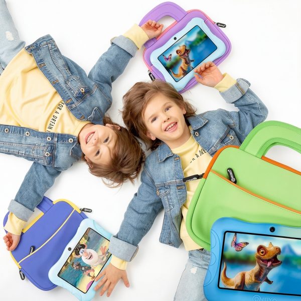 Contixo Kids Tablet Sleeve Case Waterproof Neoprene Cover Purple-4