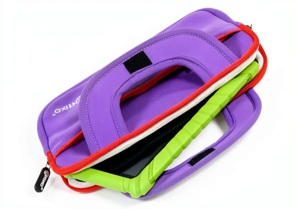 Contixo Kids Tablet Sleeve Case Waterproof Neoprene Cover Purple-3