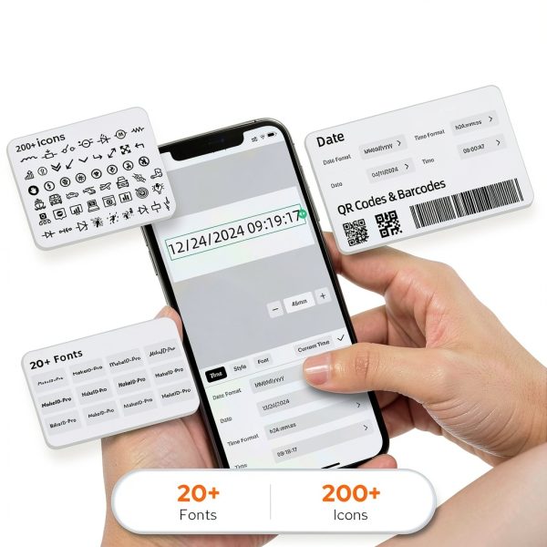 MakeID Industrial Label Maker P31 Portable 300dpi Thermal Printer-2