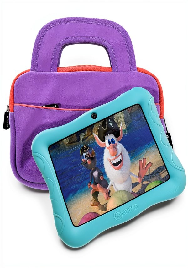 Contixo Kids Tablet Sleeve Case Waterproof Neoprene Cover Purple-2