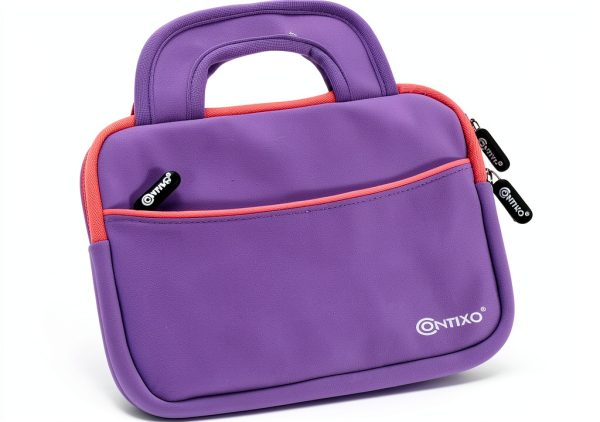 Contixo Kids Tablet Sleeve Case Waterproof Neoprene Cover Purple-6