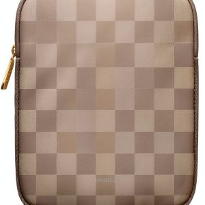Vandel Neoprene Tablet Sleeve 9-11 Inch Puffer Case Neutral Checker-0
