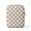 Vandel Neoprene Tablet Sleeve 9-11 Inch Puffer Case Neutral Checker-6