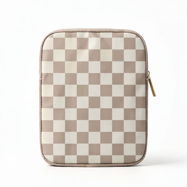 Vandel Neoprene Tablet Sleeve 9-11 Inch Puffer Case Neutral Checker-6