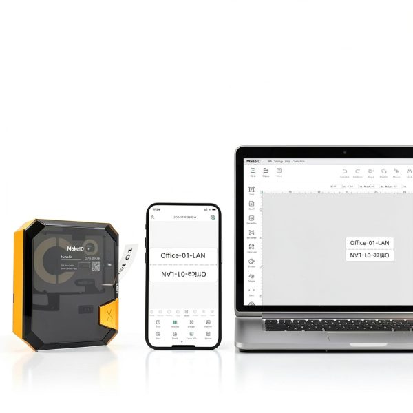 Industrial Label Maker MakeID P31S Bluetooth Printer 0.75" x 19.68ft-8