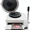 Manual Stamping Machine HEQIM Label Maker with 72 Aluminum Tags-3