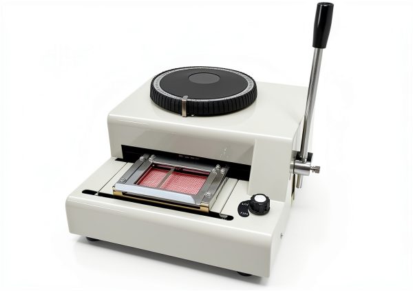 Manual Stamping Machine HEQIM Label Maker with 72 Aluminum Tags-4