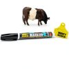 Ink-Tag Marker Mighty Marker IM-31 4.0mm Chisel Tip Black 6 Pack-2