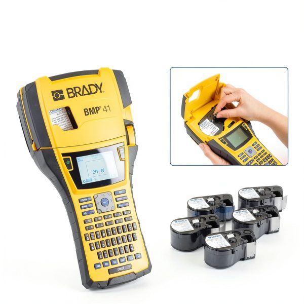Brady BMP41 Industrial Label Maker with Hard Case and Battery Pack-3