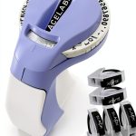 Embossing Label Maker by ACETONER Handheld 5 Tape Set Purple-0