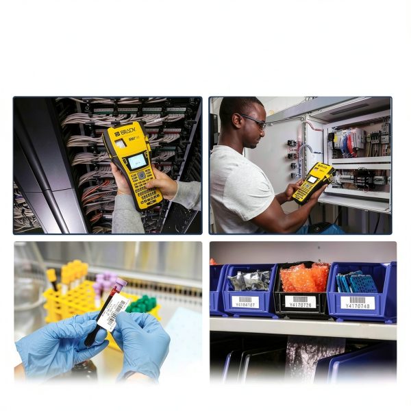 Brady BMP41 Industrial Label Maker with Hard Case and Battery Pack-5
