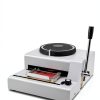 Manual Stamping Machine HEQIM Label Maker with 72 Aluminum Tags-5