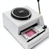 Manual Stamping Machine HEQIM Label Maker with 72 Aluminum Tags-0
