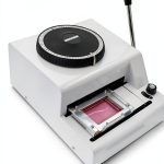 Manual Stamping Machine HEQIM Label Maker with 72 Aluminum Tags-0